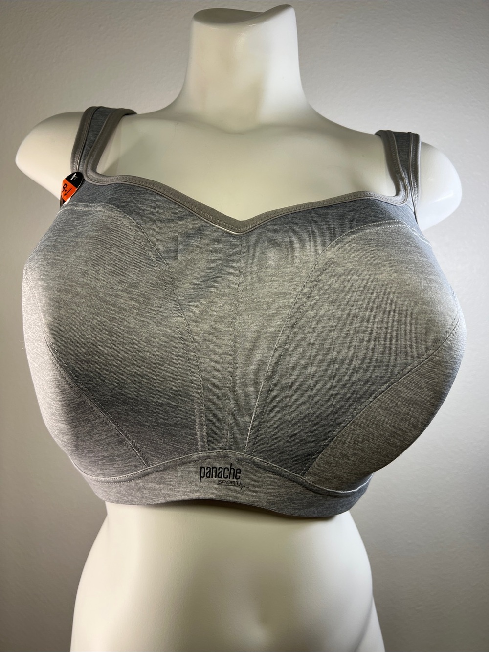 Panache Power Underwire Sports Bra (5021) - Grey Marl 40G